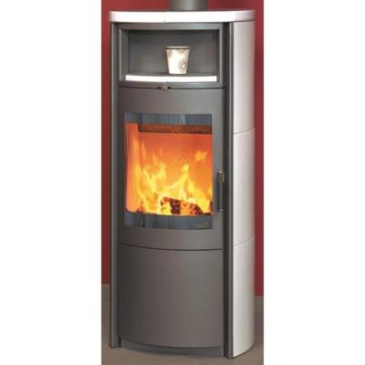 Hark Kaminofen / Dauerbrandofen Nika ECOplus Ofenkacheln creme-weiss (7 kW)