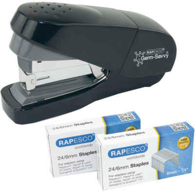 RAPESCO Flachheftgerät ECO Less Effort schwarz