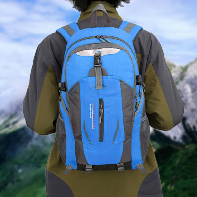40L Nylon Travel Backpack Waterproof Outdoor Rucksack Men Camping Hiking Bag | eBay 40L Nylon Travel Backpack Waterproof Outdoor Rucksack Men Camping Hiking Bag | eBay