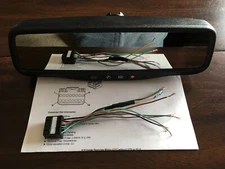 Gentex 657 GM OnStar Auto Dimming Mirror w/ Wire & 3.5” Backup Camera Display