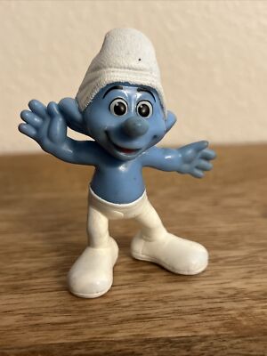 THE SMURFS CRAZY SMURF PEYO 2013 3”ACTION FIGURE PVC TOY | eBay
