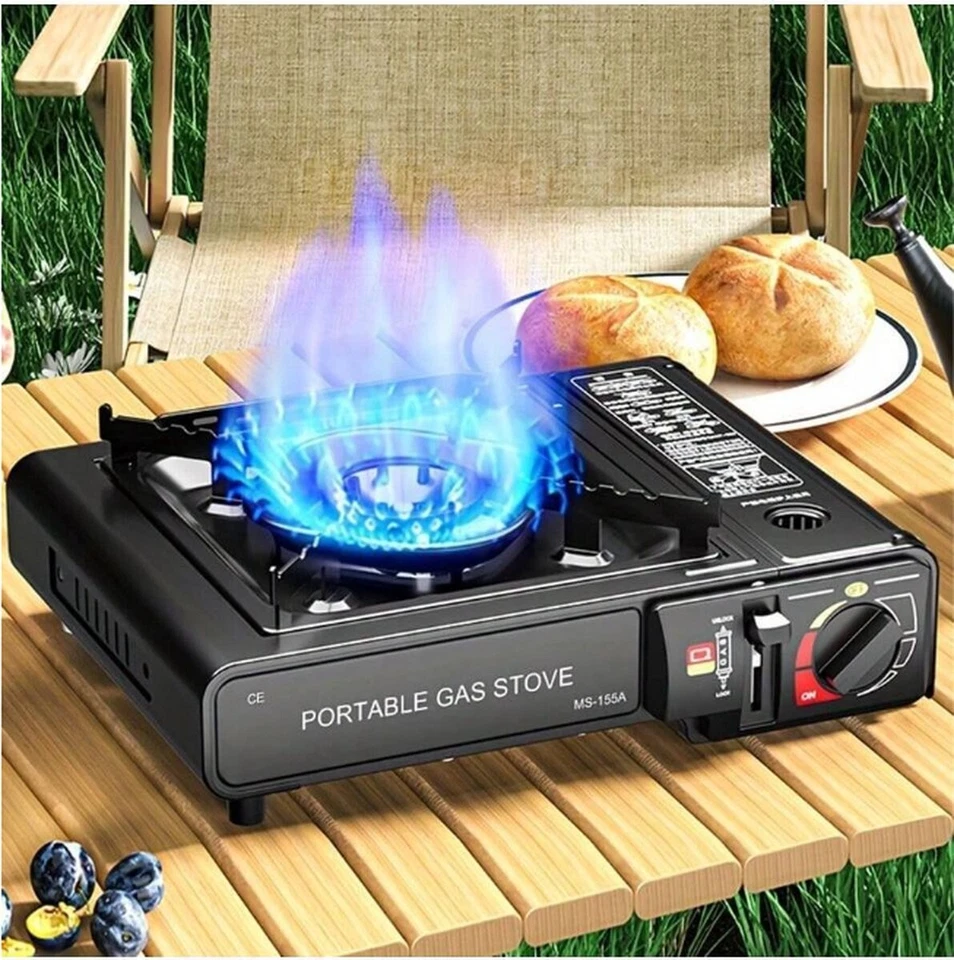 Campingkocher Gaskocher 227g Gas 2200W Camping Herd Outdoor Grillplatte Grill - Bild 4 von 4