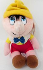 1985 Walt Disney Productions Pinocchio Multicolor Plush Stuffed Doll Toy NWT