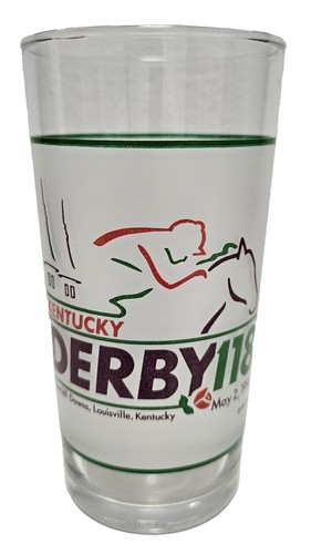 127TH LOUISVILLE KENTUCKY DERBY 2001 HORSE RACE SOUVENIR TUMBLER