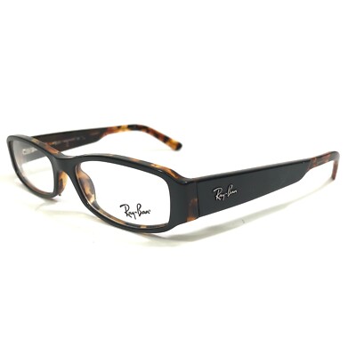 Ray-Ban Eyeglasses Frames RB5081 2147 Brown Tortoise Black Oval 52-16-135
