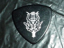 SLAYER Logo & Tom Araya Singer Signature 1998 Diablos Concert Tour GUITAR PICK