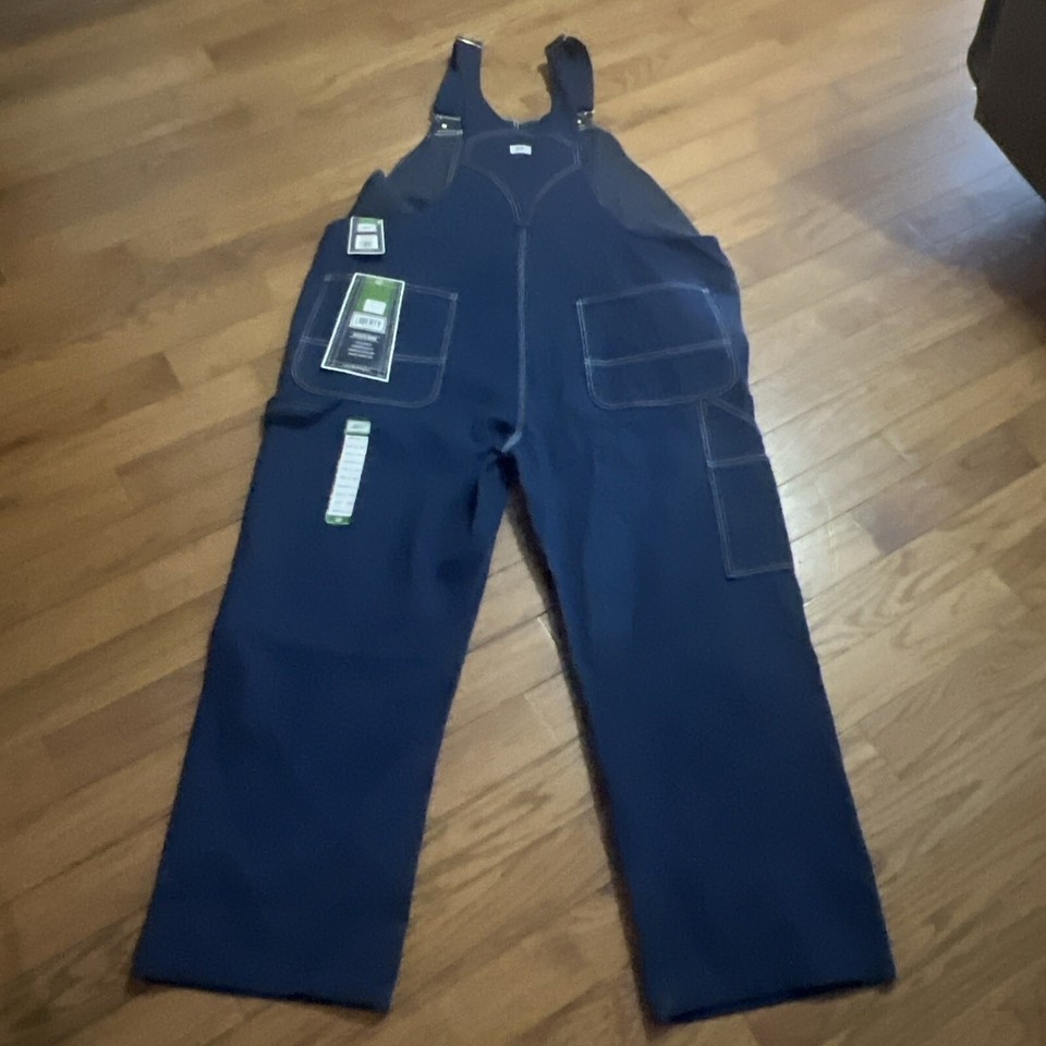Liberty Men's Rugid Denim Bib Overalls 48W x 30L NWT eBay