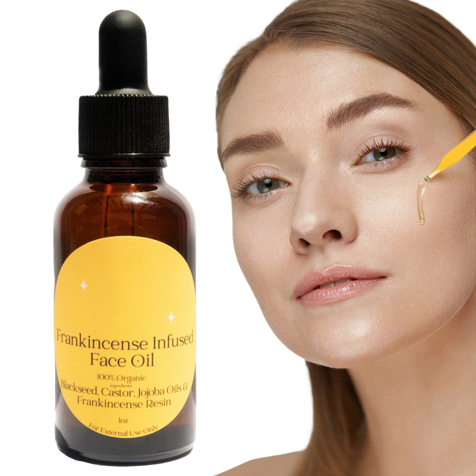 Frankincense Resin Infused Organic Castor Oils For Face Natural Advanced