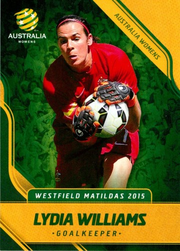 2015 2016 MATILDAS World Cup Card LYDIA WILLIAMS Australia - Imagen 1 de 3