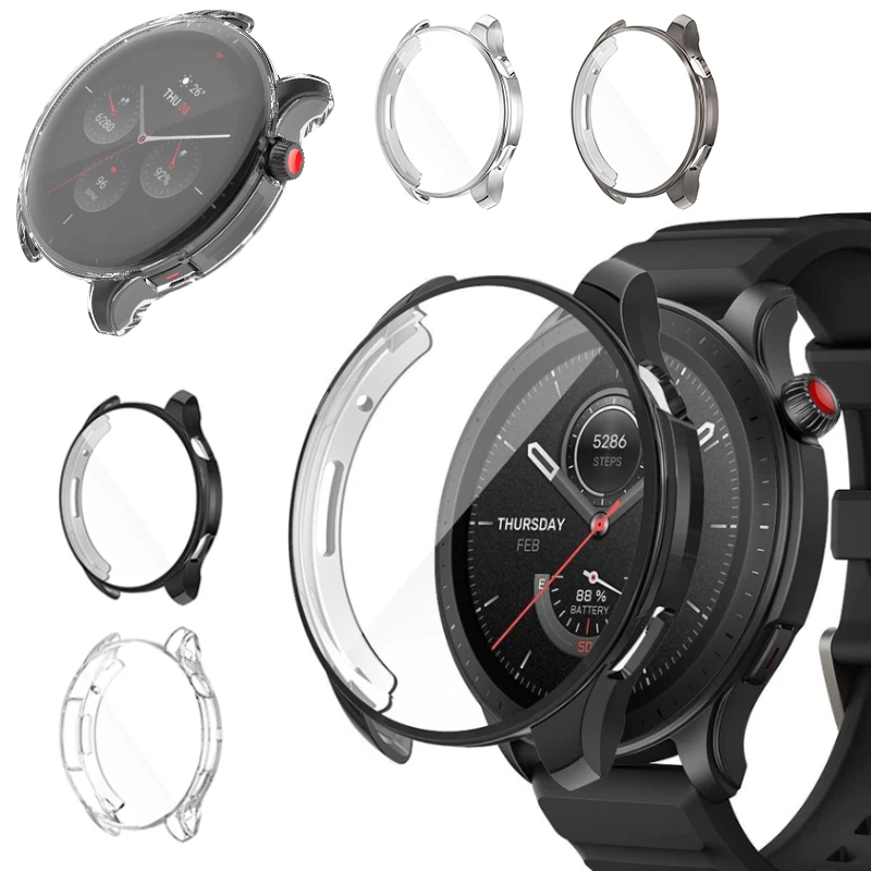 Schutzhülle für Xiaomi Amazfit GTR 4 Full Cover Case Screen Protector