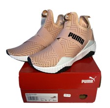 puma defy mid sparkle black