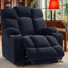 Solvonix Triple Motor Large Wide Power Lift Recliner Chair for Elderly, Lay Flat