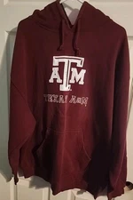 J. America Texas A&M Aggies Hoodie XXL Sweatshirt (70% Cotton 30% Polyester)