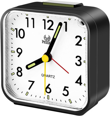 Wecker Analog Leise Ohne Ticken, Quarzwecker mit Lauter Alarm, Nachtlicht, Schlu