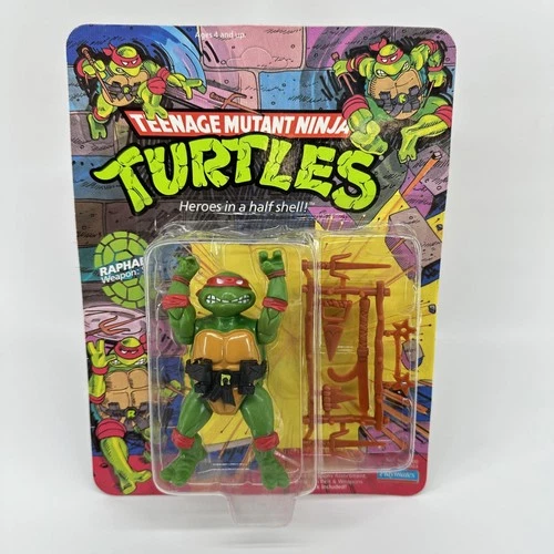 1988 Teenage Mutant Ninja Turtles Raphael Unpunched Action Figure Playmates