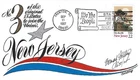 GOLDBERG, Scott 2338, 22c Ratify - New Jersey, Hand Painted FDC 37/125