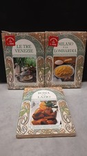 Lotto 3 libri di cucina regionale italiana - Ottime condizioni - Libri usati