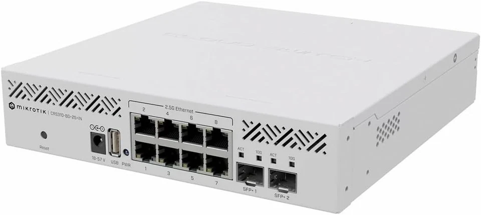 Mikrotik CRS310-8G+2S+IN | 2.5/10 GB Fast Switch with RouterOS v7 - Image 2 of 4