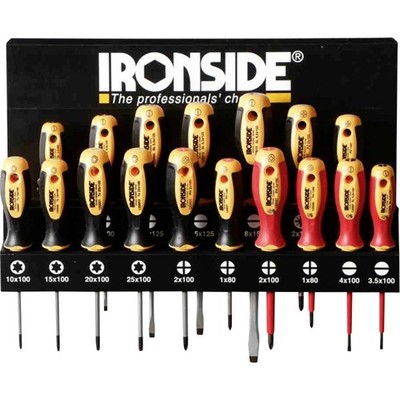 IRONSIDE Schraubendreher Set Metallständer VDE PH PZ SL TX Hex - Wie Neu