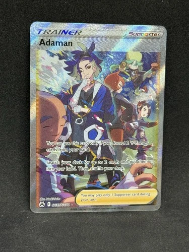 Pokémon TCG Adaman Trainer Secret Ultra Rare Crown Zenith GG57/GG70 NM
