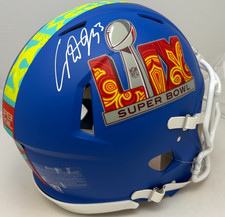 Cooper DeJean Signed Super Bowl LIX Blue Authentic FS Helmet Fanatics 279