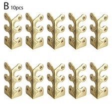 10pc Skiffers -Kickboard Corner Guards|Skirting Board Corner Guards,Brass Guards