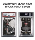 2022 Panini Black Football Silver Brock Purdy #200