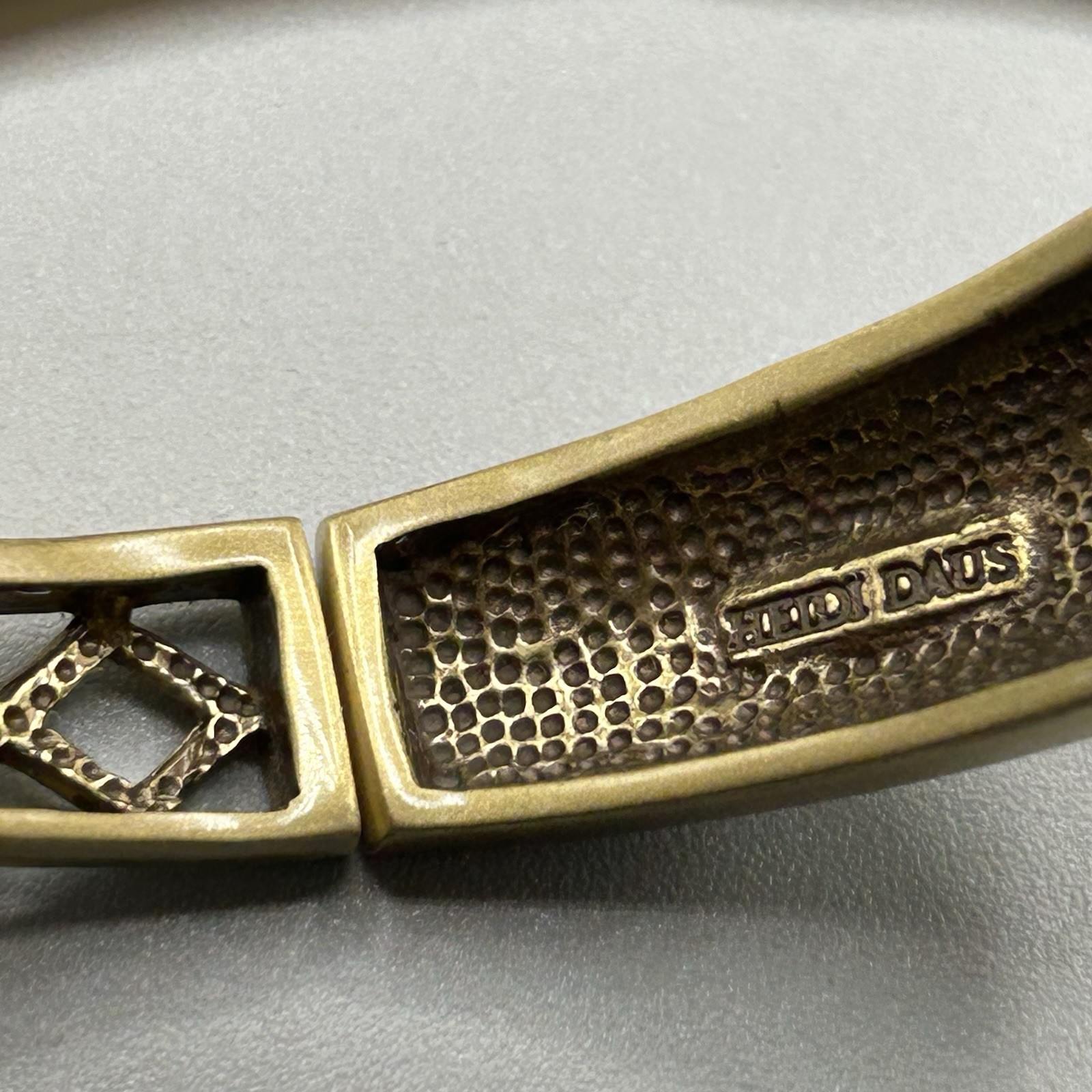 HEIDI DAUS Hinged Stackable Tapered Bracelet w Rh… - image 5