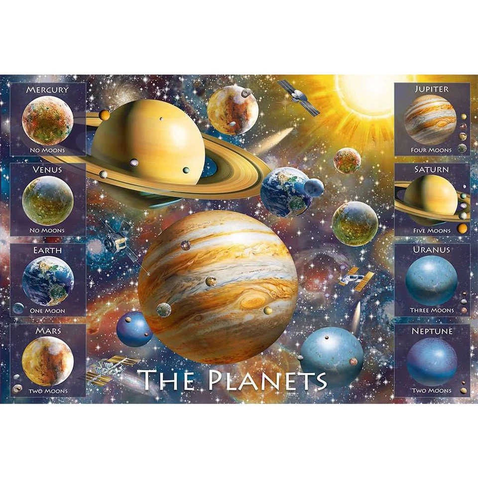Ravensburger The Planets XXL 100 Piece Solar System Children's Jigsaw Puzzle - Image 2 of 2