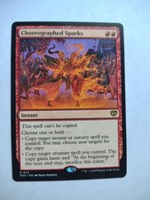 Choreographed Sparks 111 R Secrets of Strixhaven Magic: The Gathering Near Mint
