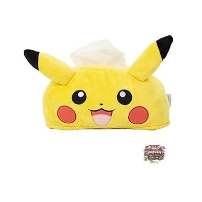 MORIPiLO Pokemon Tissue Case Pikachu Face Die-Cut Skin-Friendly Micro Fabric