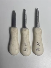 3 Dexter Russell Sani-Safe S134 (2) S126 (1) Oyster Clam Knives Non Slip Handle