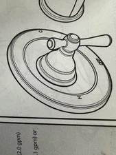 Moen T3111 Kingsley Moentrol 1 Handle Pressure BalanceValve Trim Kit Chrome NEW