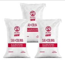 Colima sea salt (3 packages of 13 lbs) sal marina 3 paquetes  de 3kg cada uno, 3
