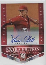 2012 Elite Extra Edition Aspirations Die-Cut Signatures Steven Okert Auto 1h1