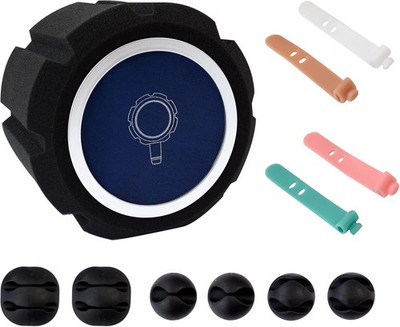 Studio Mic Foam Wind Shield Pop Filter Isolation Ball w/ Cable Clip Ties Kit Pro