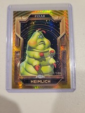 2025 Topps Chrome Pixar Gold #15 Heimlich Prism Etch 014/100