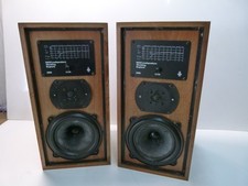 Vintage Bowers & Wilkins (B&W) DM5 Monitor Loudspeakers 18 Inches Tall.