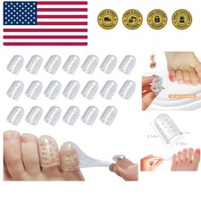 Silicone Toe Protectors 20Pcs, Gel Anti-Friction Toe Protector Breathable Toe...