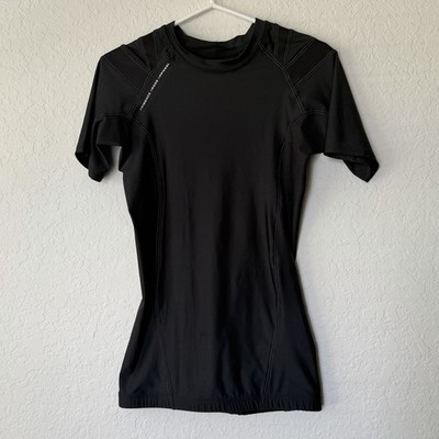 Alignmed Posture Shirt Men Medium Black Sports Compression Short Sleeve Pullover