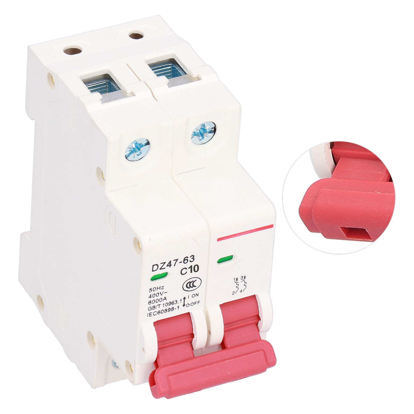 2P Miniature Circuit Breaker Compact Reliable Performance For Lighting Power Dis