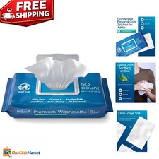 Thick and Strong Aloe Vera Adult Wipes  Perfect for Hygiene  Freshening