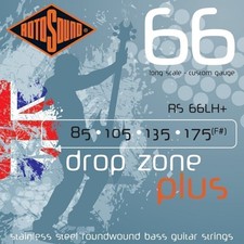 Rotosound RS66LH Swing Bass 66 Stainless Steel Bass Guitar Strings 85 105...