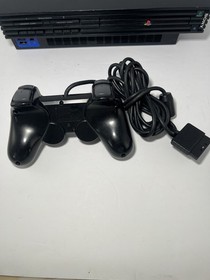 Sony PlayStation 2 PS2 Black Console OEM Controller with All Cables Tested READ