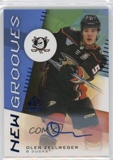 2024-25 Upper Deck SP Game Used New Grooves Olen Zellweger #NG-4 Rookie Auto RC