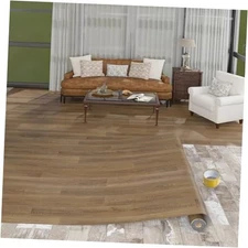  Vinyl Flooring Roll, Versatile Removable PET 100W x 300L cm 1 Nature Oak