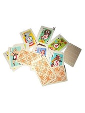 Vintage 1961 Whitman Crazy Eights Circus Themed Card Game