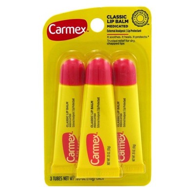 Carmex Lip Balm - Original Formula Tube - Classic Medicated Lip Balm - 0.35 O...