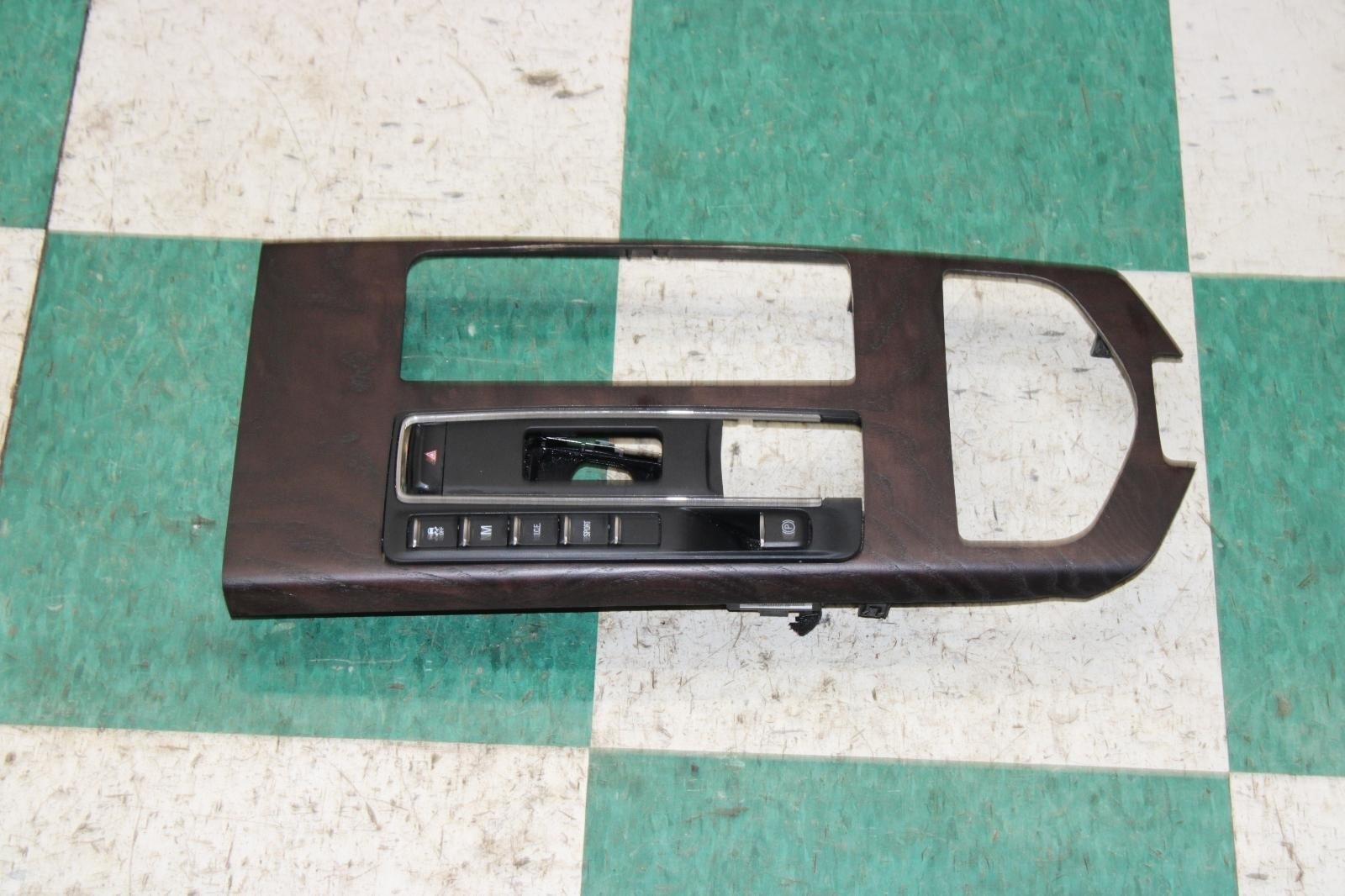 14-17 GHIBLI Woodgrain Center Console Shifter Trim Bezel Panel Factory OEM WTY