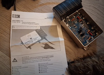 WISI MINI LINE VX 86 Hausanschluß-Verstärker Amplifier Antennen-Signal -
